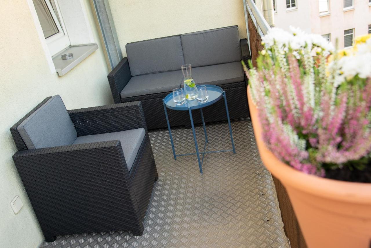 Stilvolles Apartment - Balkon, Netflix, Nespresso, Zentral, Messe Κέμνιτς Εξωτερικό φωτογραφία